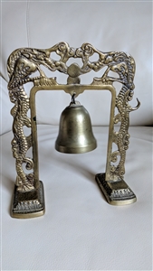 Dragon gate bell in brass finish from KOREA