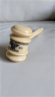 Celluloid gavel from 1951 scrapbooking nationals