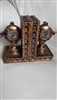 Bookends in Moroccan style textured design