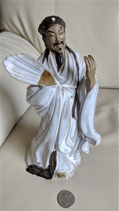 vintage shiwan ceramic nobleman mudman figure