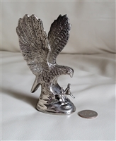 Hampshire Bald Eagles silver plated decor