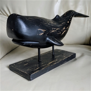 Large Sperm Whale composite material sculpture