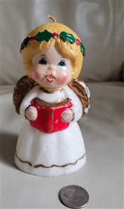 Christmas Spirit JASCO Angel wax candle from 1981 collectible vintage candles home decor