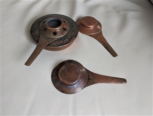 Swiss copper burner Stockli Nestal cooking vintage cooking warmers kitchen accessories