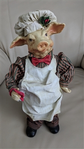 Folkraft Clotique 1988 Possible Dreams Pig chef