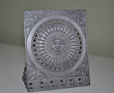 Block Zinn perpetual calendar collectible decor
