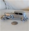 1932 Chrysler LeBaron pewter car sculpture 1975 Danbury Mint hallmark base