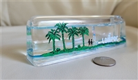 Snow  globe beach and windsurfing  collectible vintage collectible desk decor novelty gifts