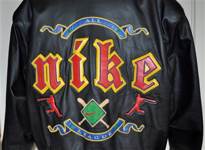 1995 MBL Leather Nike All League jacket