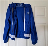 2015 Adidas unisex preowned blue bomber jacket medium
