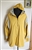 vintage 1999 nike f9 yellow and off white cotton canvas hooded anorak jacket with black tag and metal logo zipper