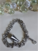 JB sterling quadruple link bracelet with charms