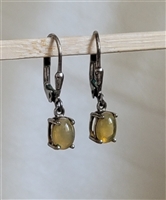 Opal dangle vintage Sterling 925 earrings jewelry