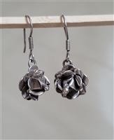 Sterling 925 rose dangle primitive earrings Mexico