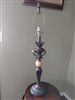 Tall table lamp with Onyx accent