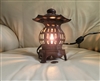 Cast iron Pagoda shaped electric lamp display