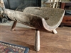 primitive wood bench zig zag oregon reclaimed