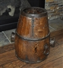 Antique Asian merchant wooden bucket