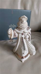 Lenox China Jewels Collection Victorian Santa 7"