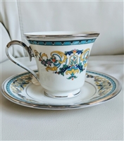 Lenox Fair Lady pattern teacup and saucer 1970