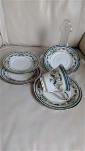 Fair Lady Lenox porcelain teacup saucers plates