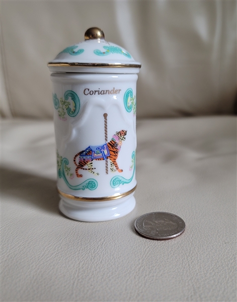 Lenox Coriander porcelain spice jar