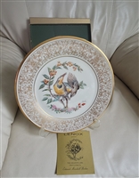 Lenox ivory porcelain The Meadowlark Boehm plate