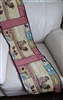 Art Tapestry table runner in patchwork style