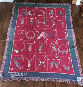 Williamsburg Goodwin Weavers alphabet blanket