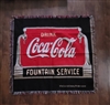Tapestry blanket Coca Cola advertising