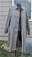 Ralph Lauren men long raincoat with liner