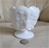 Westmoreland jardiniÃ¨re milk glass Paneled Grape