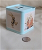 Hunkydory tin money bank by Jane Hissey 1991