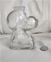 Vintage glass Snoopy money bank