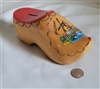 Wooden clog money bank Holland