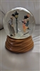 DEPT 56 vintage snow globe music box Christmas