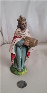 Italian collectible resin King figure Christmas