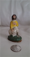 Soft rubber kneeling Joseph vintage figure decor