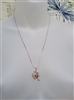 Scorpio Zodiac sterling 925 pendant with chain