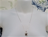 Pisces sterling 925 Baltic Amber pendant chain