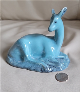 Beswick England blue porcelain Deer home decor