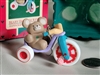 Hallmark 1985 Beary Smooth Ride Christmas ornament