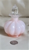 Cologne Bottle with Stopper Rose Overlay FENTON