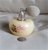 Stone carve perfume atomizer bottle floral accents
