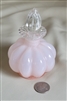 Cologne Bottle with Stopper Rose Overlay FENTON