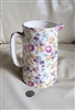 Crown B Burslem Chintz made in England porcelain pitcher collectible home decor kitchen accessories