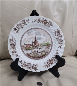 Johnson Bros Tulip Time dinner plate Holland decor