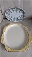 Staffordshire England and Ware Crooksville plates