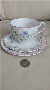 Johnson Brothers Summer Chintz pattern plates cup