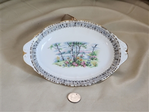 Royal Albert Silver Birch porcelain serving tray